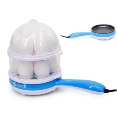 Imagem de Mini panela elétrica multifuncional para ovos, omelete, ovos, caldeira