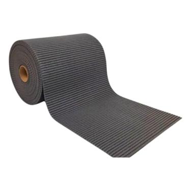 Imagem de Passadeira Tapete Antiderrapante Emborrachado 43cm X 1 Metro (Cinza)