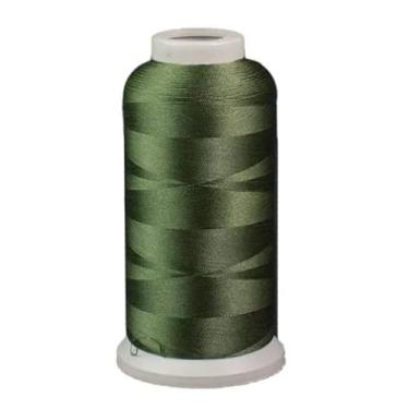 Imagem de Linha De Poliester Máquina De Bordar 4000m Verde Musgo