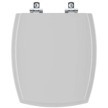 Imagem de Assento Sanitário Com Fechamento Lento Anturius Cinza Claro Para Vaso Luzarte