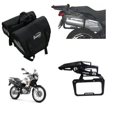 Imagem de Alforge Universal + Bagageiro Afastador Tenere 250 Até 2015 - Busmai S