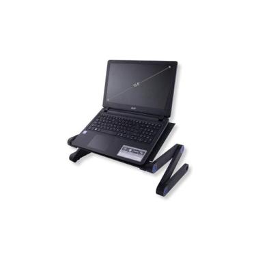 Imagem de Suporte De Cama Desk Slim C/ Mousepad P/ Notebook  Preto - BringIT, Pr