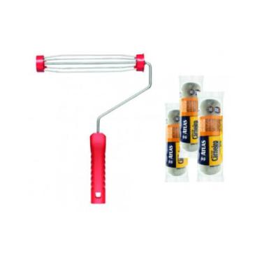 Imagem de Kit para Pintura de Lã Mista 4 Peças Rolo 23cm Atlas