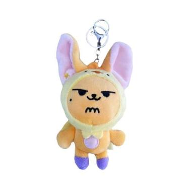Imagem de Boneca de Pelúcia Stray Kids Kpop 25cm - Brinquedo Kawaii com Chaveiro