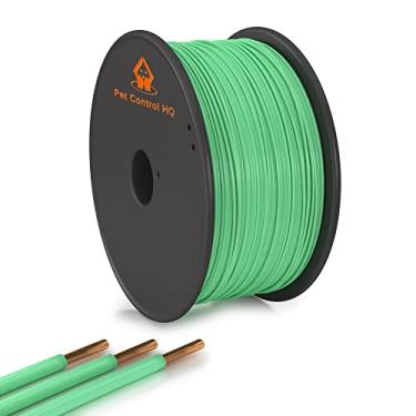 Imagem de Pet Control HQ Extra Underground Dog Fence Wire Contenção Sistema Sem Fio Perímetro Kit (1/3 Acr) 150 m, Núcleo Único Cobre Calibre 13 – Use em Invisível, Limitação de Rádio no Solo