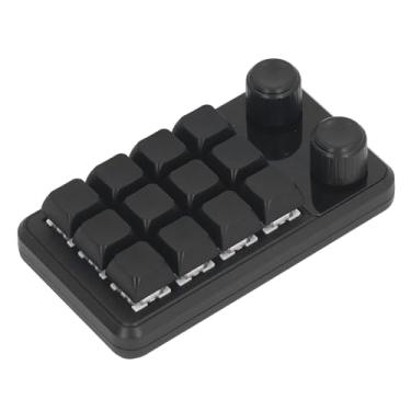 Imagem de Teclado Macro para Jogos Interruptor Azul RGB LED Material ABS Personalizável Ampla Aplicação, Mini Teclado para Escritório, Música, Indústria