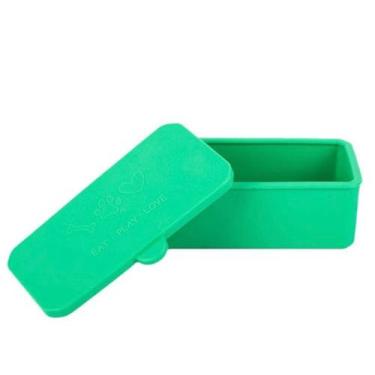 Imagem de Divisória Retangular com Tampa em Silicone Verde - Rakumart