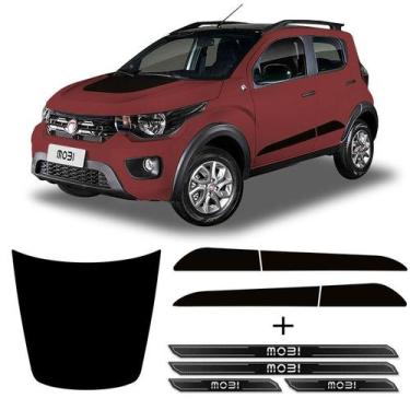 Imagem de Faixa Mobi Cross 2019/ Adesivo Do Capô + Soleira Protetora - SPORTINOX