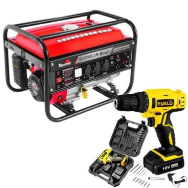 Imagem de Gerador de Energia à Gasolina 3,1 Kva Bivolt Partida Manual TG3100CXR 