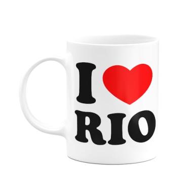 Imagem de JPS INFO, Caneca I Love RIO - Rio de Janeiro - 325ml branca