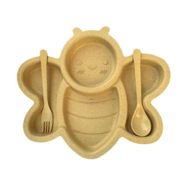 Imagem de Prato infantil grande rd1528 - shopmanu, Amarelo