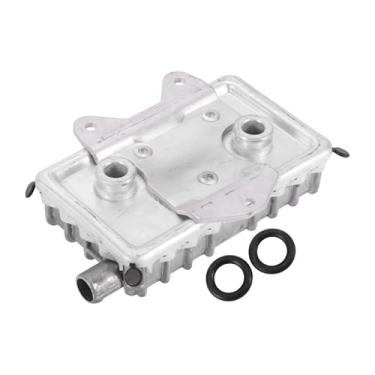 Imagem de REPAIROCK Resfriador de óleo do motor para Mercedes-Benz Sprinter L5 2.7L Refrigerador de óleo de transmissão turboalimentada com vedações O-ring Nº 6011800065 Liga de alumínio