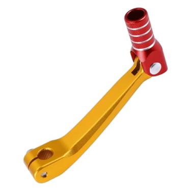 Imagem de A ABSOPRO Alavanca de câmbio dobrável de motocicleta para Honda CRF150F 2003-2017 Braço de alavanca de câmbio de pedal tom dourado vermelho prateado
