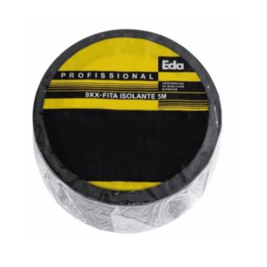 Imagem de Fita Isolante 10 Metros Anti-chamas Uso Geral Preta - Eda - NoBrand