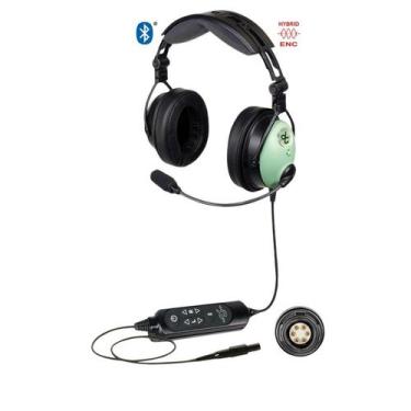 Imagem de David Clark One-XP O Headset Bluetooth ANR da Aviação, verde