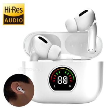 Imagem de Fone Bluetooth 5.3 com Hi-Res Áudio, Case com Visor LED e IPX4 LE2450 