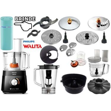 Imagem de Multiprocessador 1000w 220v com 21 itens com 2 anos de garantia cortes