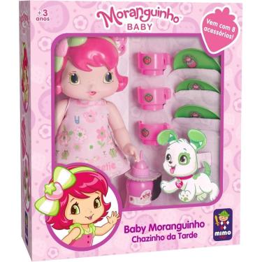 Imagem de Boneca Baby Moranguinho 30 Cm Chazinho Da Tarde Mimo - 4003