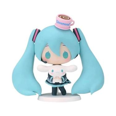 Imagem de Kawaii Hatsune Miku Cinnamoroll Anime Figura 20cm PVC Modelo Adulto Bo