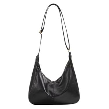 Imagem de Bolsa Feminina Social Média De Ombro Couro Pu Trabalho Linda (Preto)