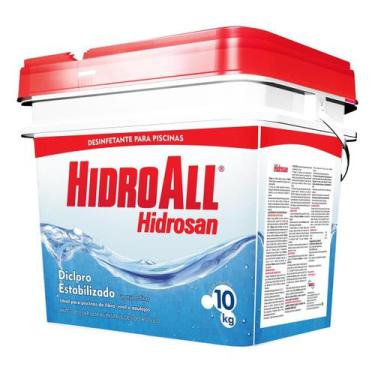 Imagem de Cloro Granulado Para Piscina Hidrosan Plus 10Kg - Hidroall
