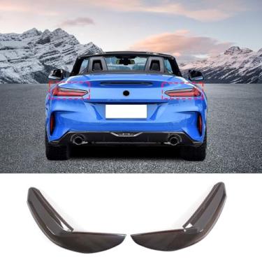 Imagem de Hudiriy Capas de luz traseira fumê compatíveis com BMW Z4 G29 2019-2025 Capa de proteção de lanterna traseira de carro Acessórios externos