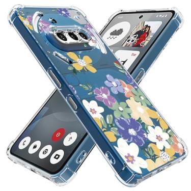 Imagem de Smileray For Nothing Phone 3a Capa transparente unissex à prova de choque flexível TPU slim fit transparente protetora para celular transparente para capa (multicolorida)