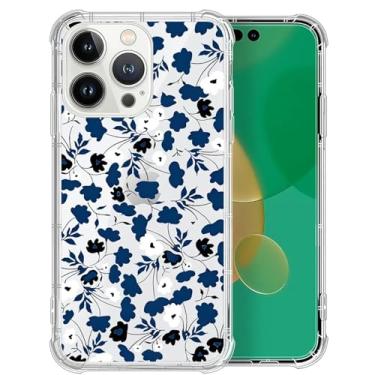 Imagem de Capa para iPhone 13 Pro Max, azul e branco, lírio do vale, capas transparentes com estampa fofa para meninas e homens, fina, macia, à prova de choque