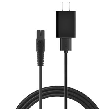 Imagem de YiKaiEn Conjunto De Carregador Substituição 5 V Com Cabo Usb Para Philips - Compatível Modelos X3001/90, X3052/91, Mg7910/49, Bt3230/41, Adaptador Energia E