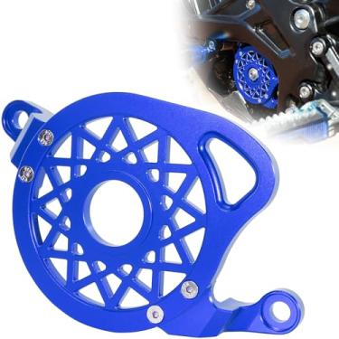 Imagem de ZANGOMB Capa protetora de caixa de motor CNC para Surron, protetor de polia de alumínio 6061 para Dirt Bike Sur Ron Light Bee X/S/X160/X260/L1E, azul