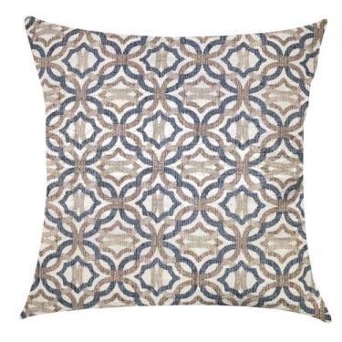 Imagem de Capa de Almofada Otto Azul Impermeável 45x45cm - Sua Casa Decor