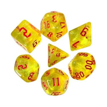 Imagem de Dados de RPG Fantasy Starlight - Design Retrô com Cores Incríveis, B01