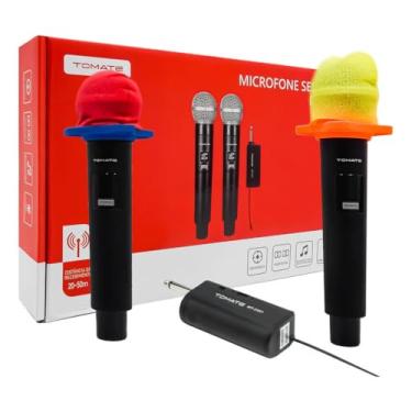 Imagem de Microfone sem fio duplo Tomate MT-2301