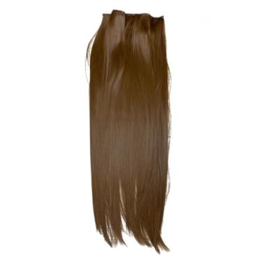 Imagem de Aplique Tic Tac de Cabelo Orgânico 70cm 150g – Textura Natural Similar ao Cabelo Humano (#30_LISO)