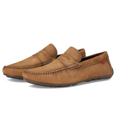 Imagem de MJNY Mens Casual Comfortable Genuine Leather Lightweight Driving Moccasins Classic Fashion Penny Loafer Slip On Breathable Driving Loafer Havana Nobuck Grainy 10