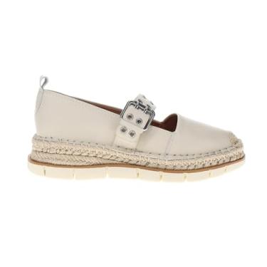 Imagem de MIA Sapatilhas femininas Valri Espadrille Mary Jane Casual - Off White, Osso, 38