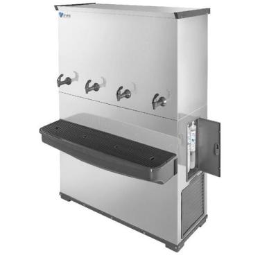 Imagem de Bebedouro Industrial 200L RESIST em Inox com 4 Torneiras 1 natural 2 b