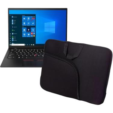 Imagem de Capa Case Luva Para Notebook Preto14,1 Polegadas, com Bolso, Impermeável, Anti-impacto e Bem Reforçada. - MGA Store