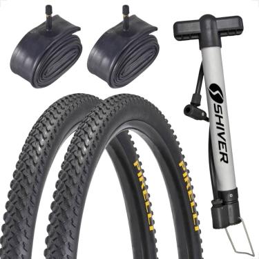 Imagem de  Par Pneu Pirelli Scorpion Pro Mb2 26 x 2.0 Bike Bicicleta Balão Cravos Mtb + Par camara de ar