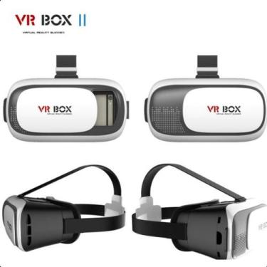 Imagem de Óculos VR Box 2.0 Realidade Virtual 3D Filmes Jogos Controle - ROMI