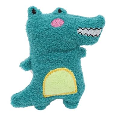 Imagem de Gancho de parede de parede de pelúcia fofa gancho decorativo para pendurar teclas roupas de babador suprimentos de bebê infantil quarto berçário material de pinheiro 6cm (Crocodilo)