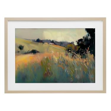 Imagem de Stupell Industries Impressão emoldurada Modern Tranquil Plains Birch Under Glass por Elara Yasna, 14 x 20