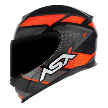 Imagem de Capacete ASX Eagle Fast Preto Grafite e Vermelho - Axxis, 60