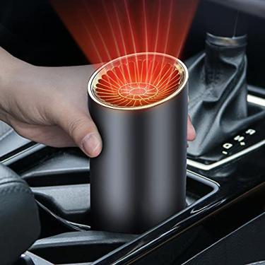 Imagem de TOTMOX Descongelador do aquecedor de carro - Descongelador portátil do para-brisa, aquecedor e ventilador do cooler com termostato 12V 150W, conecta-se ao isqueiro de cigarros USB de 3 saídas para carro SUV Caminhão RV Trailer