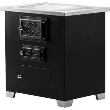 Imagem de Fogão a Lenha Nero Direito Chapa Ferro Preto HMD