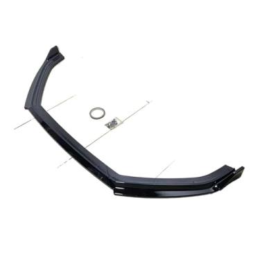 Imagem de Compatível com VW POLO MK5 Compatível com TSI TGI MPI 2014 2015 2016 2017 Para-choque dianteiro do carro Spoiler divisor difusor separador bodykits preto brilhante(2014-2017Gloss Black)