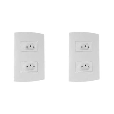 Imagem de Kit C/2 - Conjunto Peesa Alfa 1544 2Tom 10A Branco