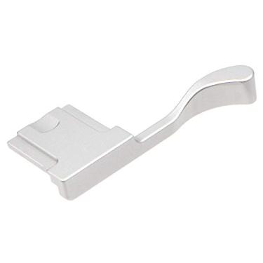 Imagem de HITHUT Punho de polegar de liga de alumínio para câmera Fujifilm X100F X100T X100S prata