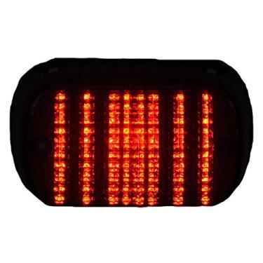 Imagem de Lente fumê luzes traseiras de LED para motocicleta, luz traseira de freio com indicadores de luz de seta integrados para Suzuki 01-04 Volusia 800, 99-04Intruder LC 1500,98-05 Boulevard C50/C90