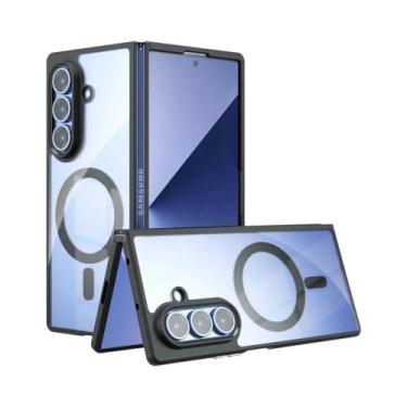 Imagem de Capa Para Samsung Galaxy Z Fold 7 6 5 4 5G À Prova De Choque Com Acaba